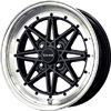 Drag DR 20 Gloss Black Machined Face 16 X 7 Inch Wheels