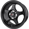 Drag DR 23 Flat Black 15 X 6.5 Inch Wheels