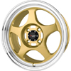 Drag DR 23 Gold Machined Lip Wheel Packages