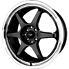 Drag DR 25 Gloss Black Machined Lip Wheel Packages