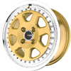 Drag DR 27 Gold Machined Lip Wheel Packages