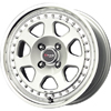 Drag DR 27 Silver Machined Lip 15 X 7 Inch Wheels