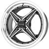 Drag DR 30 Gun Metal Machined Face 15 X 7 Inch Wheels