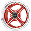 Drag DR 30 Red Machined Face 15 X 7 Inch Wheels
