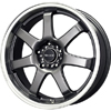 Drag DR 35 Gun Metal Machined Lip 18 X 7.5 Inch Wheels