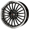 Drag DR 36 Gloss Black Machined Lip 17 X 7.5 Inch Wheels