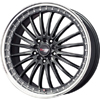 Drag DR 36 Gun Metal Machined Lip 17 X 7.5 Inch Wheels