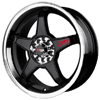 Drag DR 8 Gloss Black Machined Lip Wheel Packages