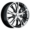 Akuza Drift AKA 455 17 inch (Gloss Black Machied)