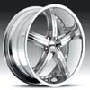 Dub Custom Wheels Bomber 5 Chrome S165 Wheel Packages