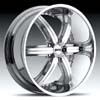 Dub Custom Wheels Bomber 6 Chrome S165 Wheel Packages