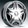 Dub Spinning Wheels Cream spinner chrome S782 20 X 8.5 Inch Wheels
