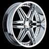 Dub Custom Wheels Dirty Dog 6 Chrome S188 Wheel Packages