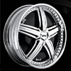 Dub Spinning Wheels Padrone Spinner Chrome 22 X 8.5 Inch Wheels