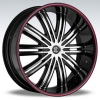 Fiero Number 7 20X8.5 Black Machined