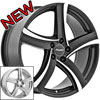 Panther Flute 914 Black 17 X 7.5  Inch Wheel