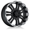 Forza 306 20X9 Black Machined