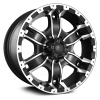 Forza 307 17X9 Black Machined