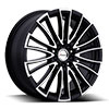 Forza 310 Black with Machined Face 15 X 6.5 Inch Wheel