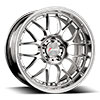 Forza 316 Silver Machined 17 X 7.5  Inch Wheel