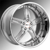 GFG Baghdad 5 Chrome 20 X 8 Inch Wheels