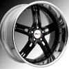 GFG Baghdad 5 Matte Black 22 X 9 Inch Wheels