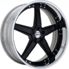 GFG Nice 5 Black 22 X 8 Inch Wheels