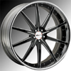 GFG Tel Aviv Matte Black 22 X 8 Inch Wheels