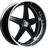 GFG Tripoli 5 Black 22 X 9 Inch Wheels