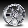 Hoyo H10B-S Chrome 20 X 8.5 Inch Wheel