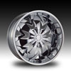 Hoyo H1S Chrome 22 X 9.5 Inch Wheel