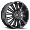 Heavy Hitters H2 22X9.5 GLOSSY BLACK