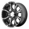 Helo HE791 Maxx -D 16X8 GLOSS BLACK MILLED