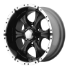 Helo HE791 Maxx 15X8 Gloss Black Machined