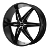 Helo HE866 26X9.5 Chrome Plated With Gloss Black Accents