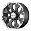 Helo HE878 16X9 Dark Silver With Machined Flange