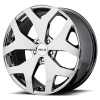 Helo  HE881 17X7.5 Gloss Black with Machined Face 