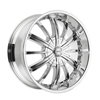 Hero Rebel Chrome 26 X 10 Inch Wheels
