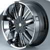 Hipnotic ZEN-Black Center with All Chrome Inserts Wheel Packages