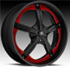 Hipnotic Joker - Black With Red Inserts