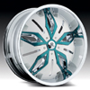Hipnotic Maki White Teal W White Inserts Wheel Packages