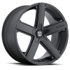 II Crave Number 35 22X10.5 Matte Black