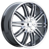 Incubus 821 Prisa Chrome 16 X 7 Inch Wheel