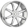 Incubus 840 Empire Chrome 20 X 9 Inch Wheel