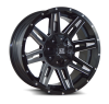 K2 Offroad Dome 20X9 Gloss Black Machined