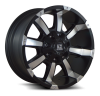 K2 Offroad Fitz 18X9 Gloss Black Machined