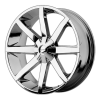 KMC KM651 Slide 22X9.5 Chrome Plated
