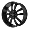 KMC KM673 Skitch 22X9 Satin Black
