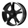 KMC KM674 Clone 24X9.5 Black