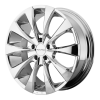 KMC KM679 Fader 20X9.5 Chrome Plated